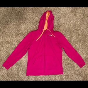 Pink NorthFace Zip Up Jacket // Size XL